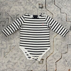 Ralph Lauren striped bodysuit, 6-12 months